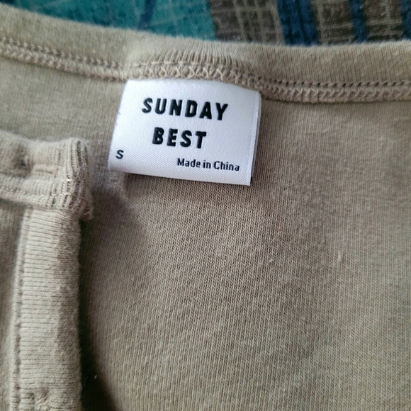 WILFRED cropped cardigan in olive - Picture 2 of 2